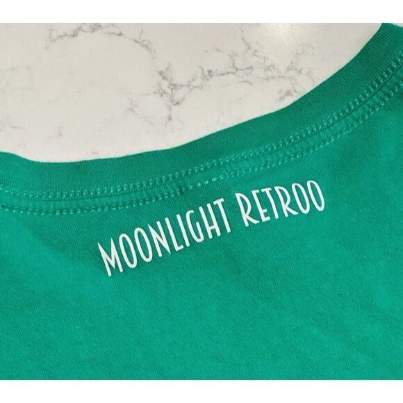 Retro 40’s Christmas Tshirt SIZE XL Green Sexy Pin Up Girl Playboy Fun Fast Ship - Picture 5 of 10